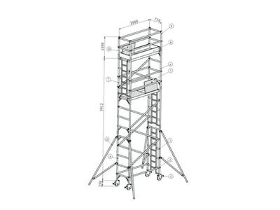 单宽铝合金脚手架