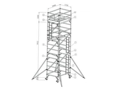 双宽铝合金脚手架